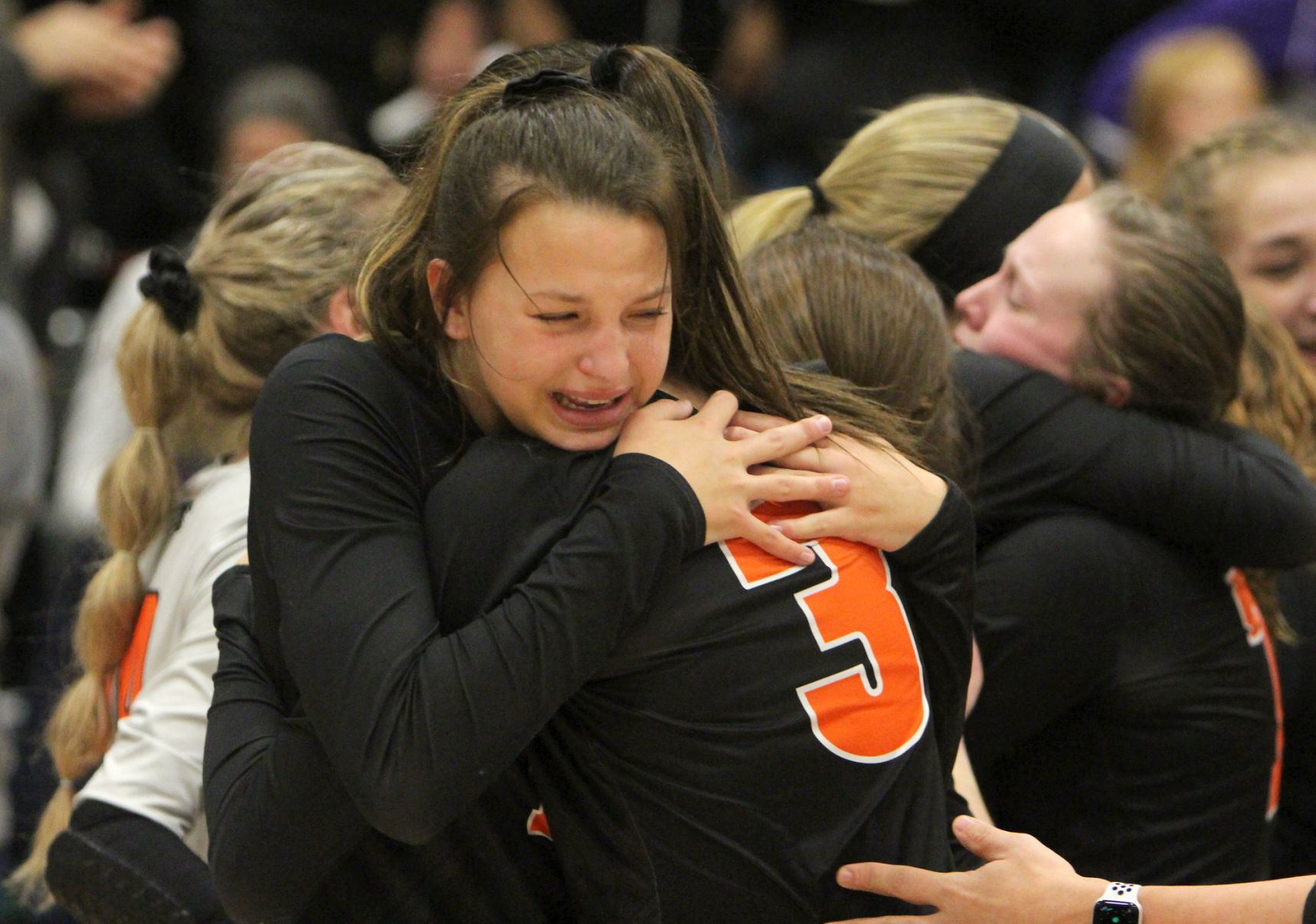 Bloomer volleyball at Mosinee 11-2-19